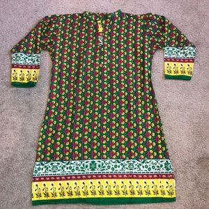 Printed lawn kurta